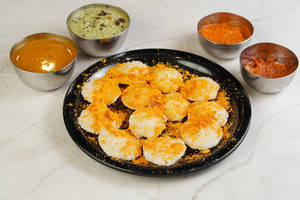 Ghee Podi Button Idli (12 Pcs)