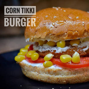 Corn Tikki Burger