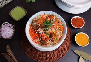 Awadhi Chicken Biryani.