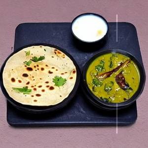 Alu Paratha Dal Fry & Jeera Rice