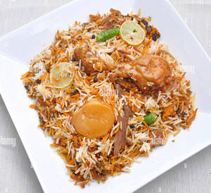 Double Masala Chicken Biryani ( No Egg )