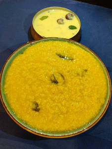 Plain Khichdi [700 grams] With Kadhi [500 grams] And Papad [Serves 2]