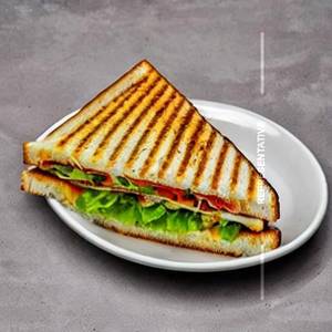 Vegetable Club Cheese Sandwich