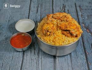 Chicken dum biryani family