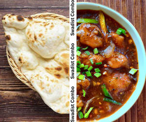 Chilli Chicken (half) + 1 Plain Naan