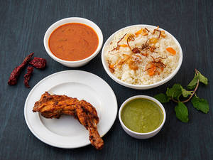 Ghee Rice With Tandoori Combo