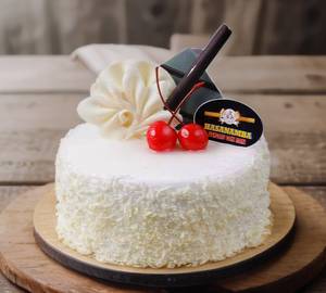 Eggless white forest cake [1 kg]