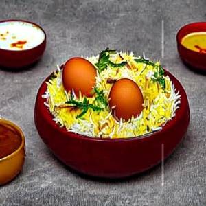 Two egg biryani