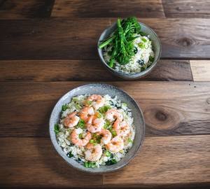Garlic prawns