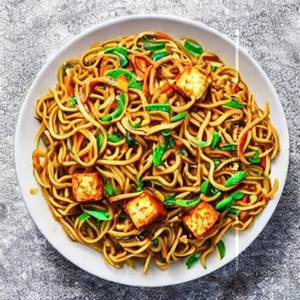Paneer noodles