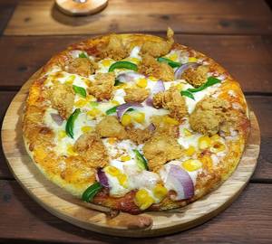 Chicken Popcorn Pizza
