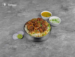 Chicken Fry Piece Biryani (hundi)