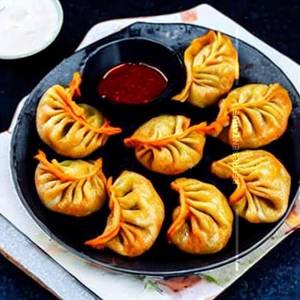 Fried Momos Nutri (Half 5 Pieces)