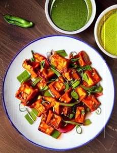 Chilli paneer dry