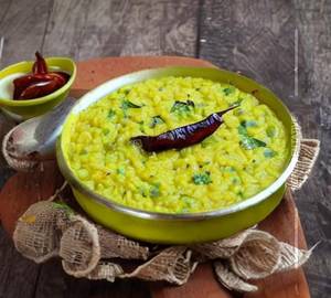 Green moong dal khichdi [full ]