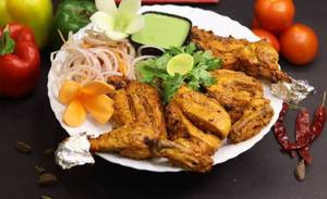 Grilled Golden Roast Chicken