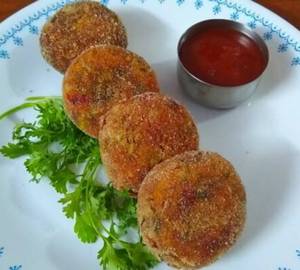 Aloo Tikki (5Puc) With Green Chutney