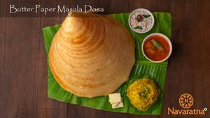 Butter Paper Masala Dosa