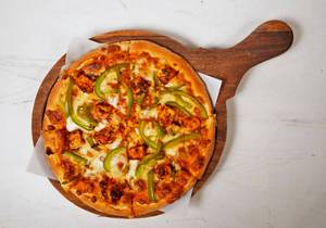 Peri peri paneer pizza                                                                                                                             