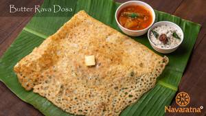 Butter Rava Sada Dosa