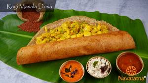 Ragi Masala Dosa