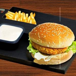 Cheesy Chicken Burger