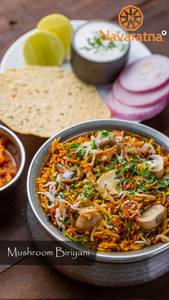 Mushroom Biryani
