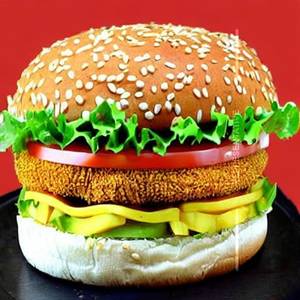 Crispy Paneer Noodle Burger