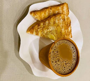 Butter Toast + Sahu Special Chai