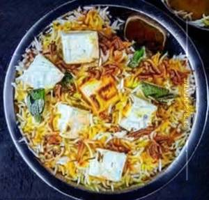 Paneer biryani