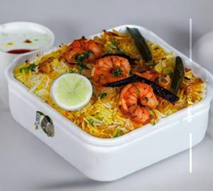Prawns biryani
