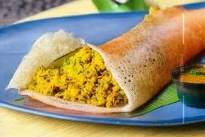 Onion Rava Masala Dosa