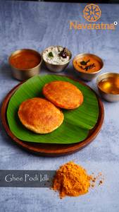 Ghee Podi Idli
