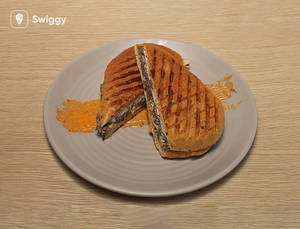 Mushroom And Cheese Sandwich (focaccia Grllied)
