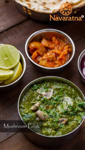 Mushroom Palak