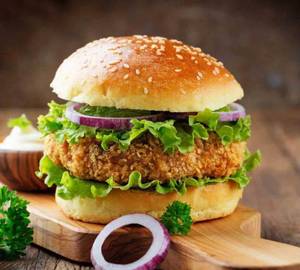 Classic veg burger
