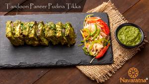 Paneer Hariyali Pudina Tikka