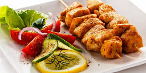 Mushroom Achari Tikka