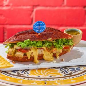 Vegan Tofu Pambazo Sandwich
