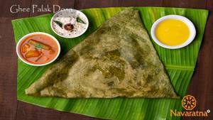 Ghee Palak Dosa