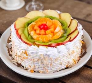 Fresh fruit cake