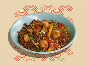 Szechuan Pepper Fried Rice  Prawn