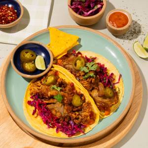 Crispy Baja Fried Mushroom Soft Tacos