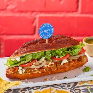 Spicy Chicken Tinga Pambazo Sandwich