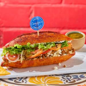 Spicy Soyrizo Potato Pambazo Sandwich