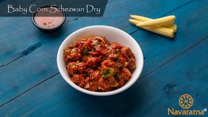 Baby Corn Schezwan Dry