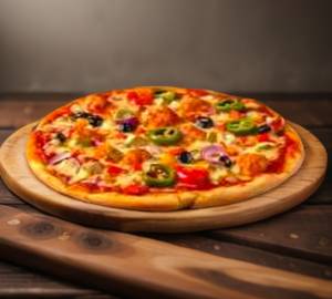 Spicy paneer pizza                                                          