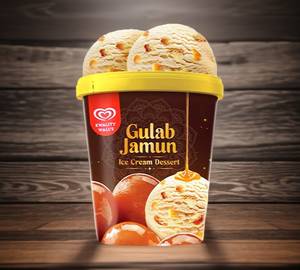 Gulab Jamun Ice cream 500ml Tub