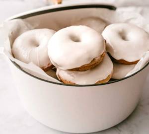 White Marble Mini Donuts