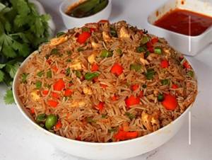 Schezwan Chicken Fried Rice